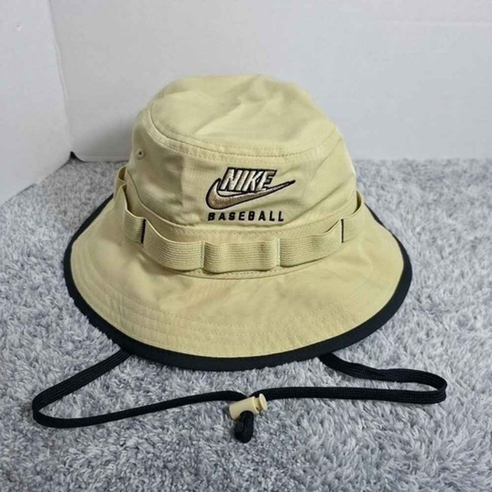 Nike Dri-FIT On-Field Baseball Apex Boonie‎ Bucket Hat Khaki Sz Small C13299 NWT